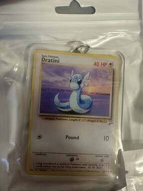 Pokemon Dratini Base Acrylic Card Keychain